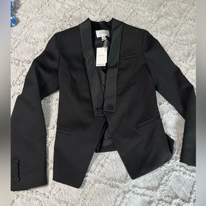 NWT CARVEN womans black tuxedo blazer